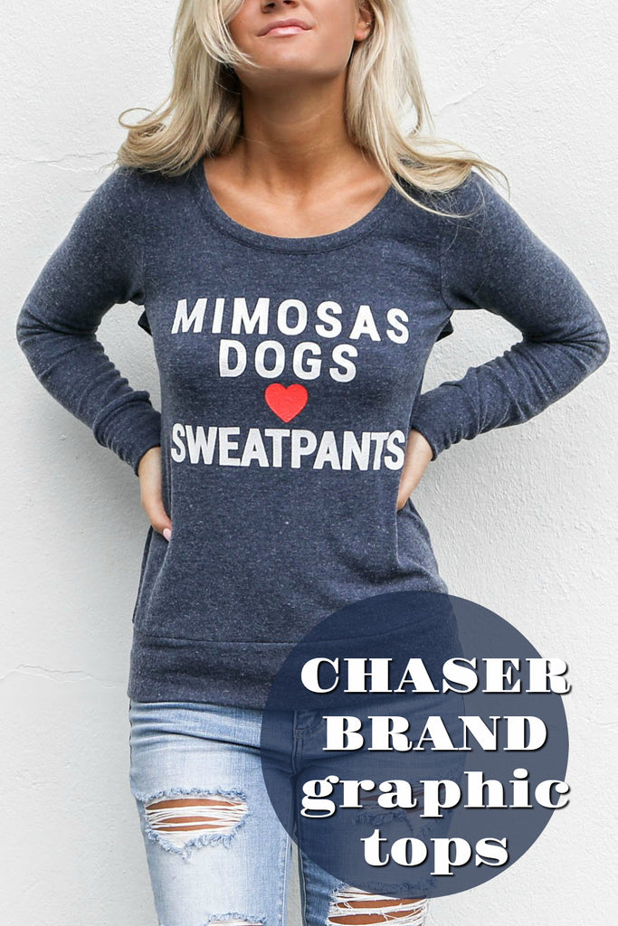 CHASER BRAND Graphic Tops
