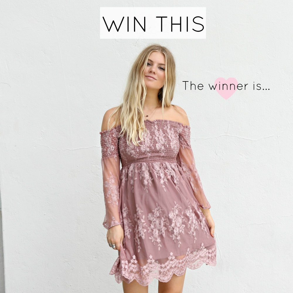 Contest Winner - Let Me Be Yours Dress