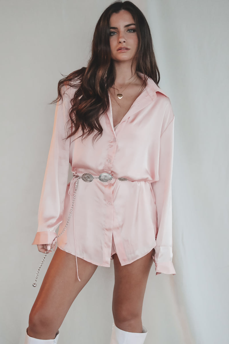 Sara Distressed Button Up Romper - White main image 0