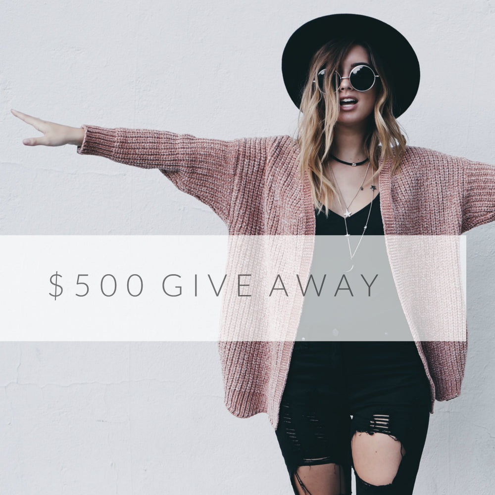 $500 FALL WARDROBE GIVEAWAY in free clothes!