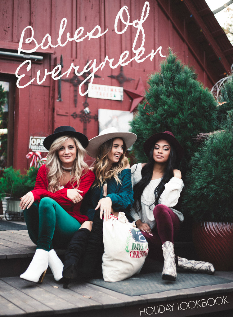 Babes Of Evergreen - The Amazing Lace Holiday Lookbook