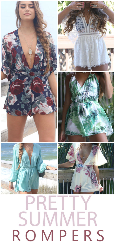 Pretty Summer Rompers