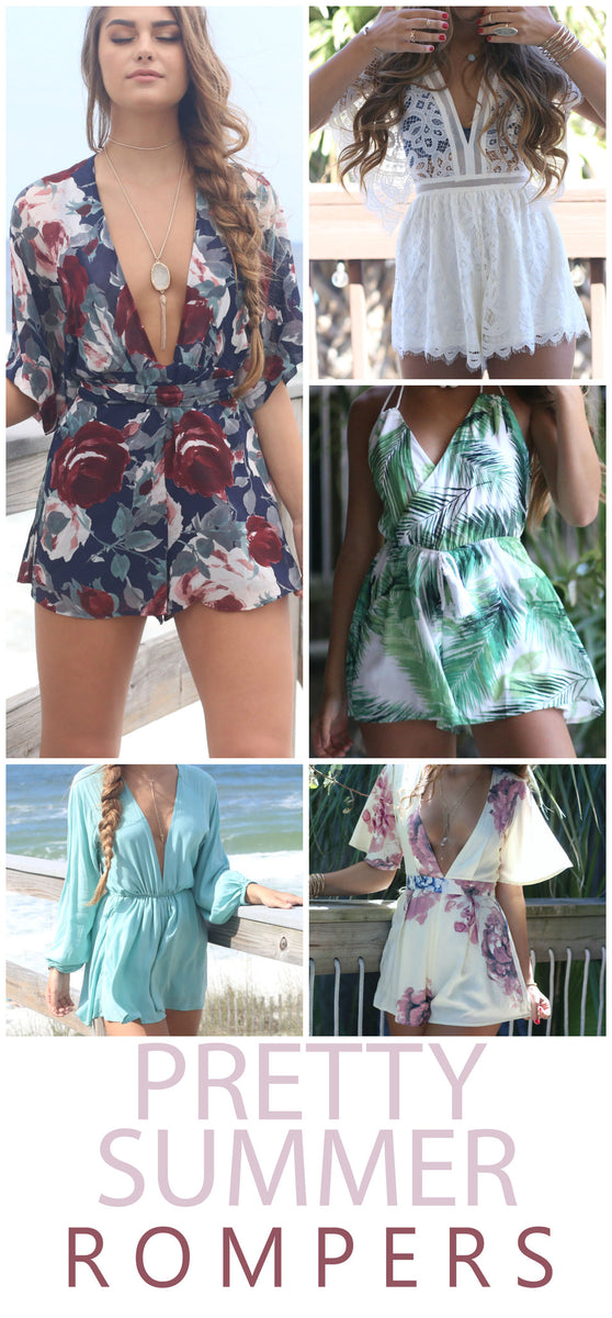 Pretty Summer Rompers – Amazing Lace