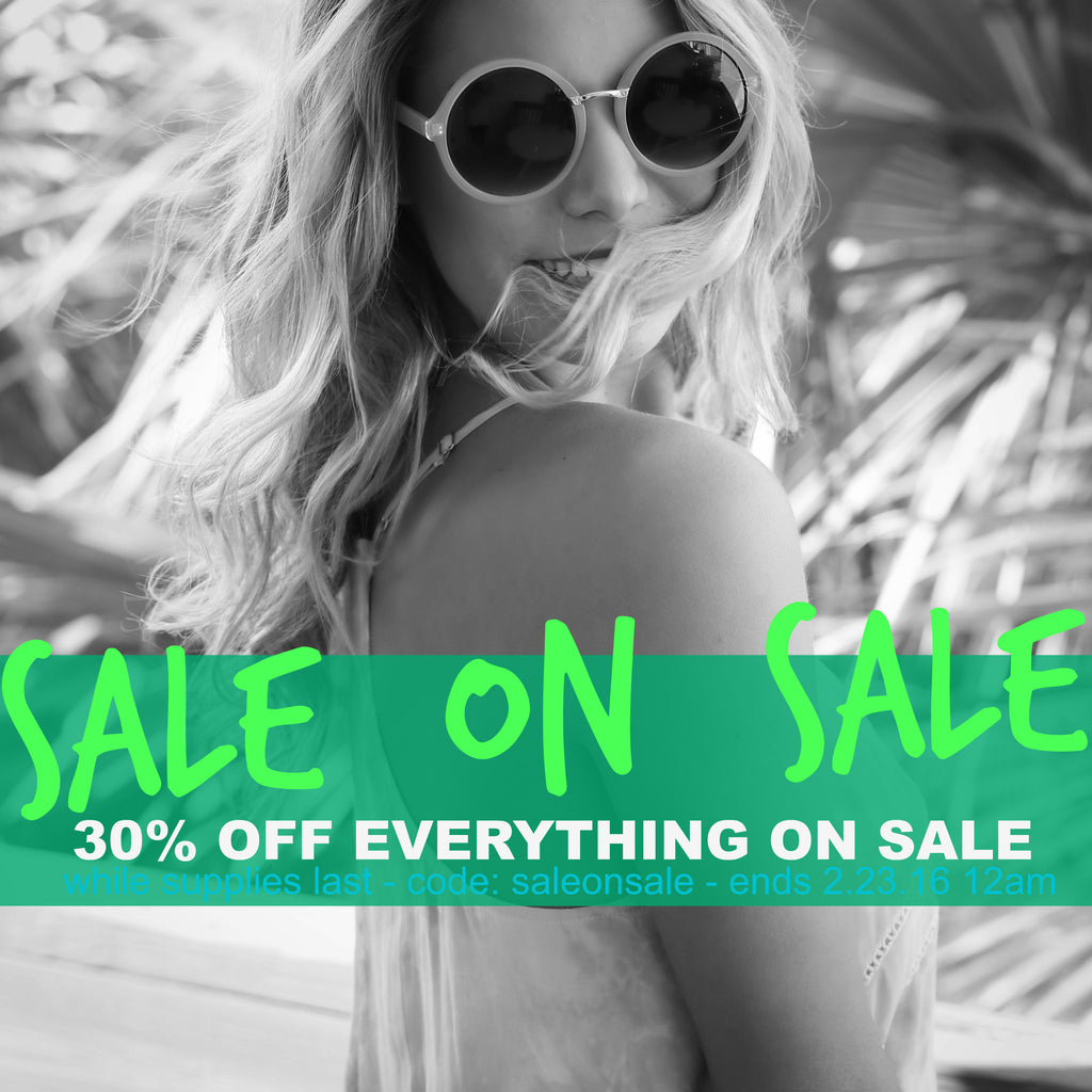 SALE ON SALE - 30% OFF CODE
