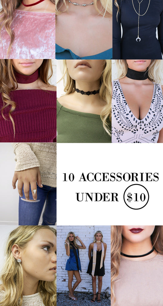 10 ACCESSORIES UNDER $10