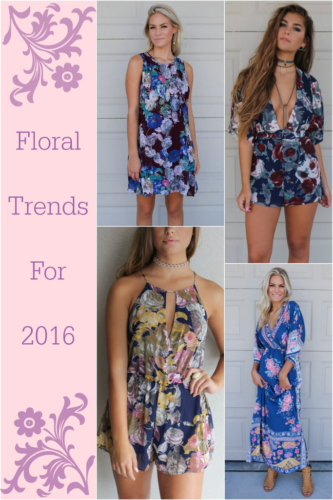 Floral Trends for 2016