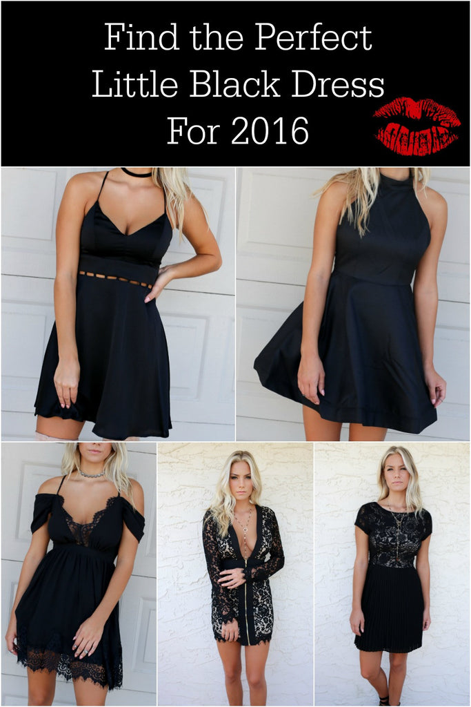 Find the Perfect Little Black Dress for 2016
