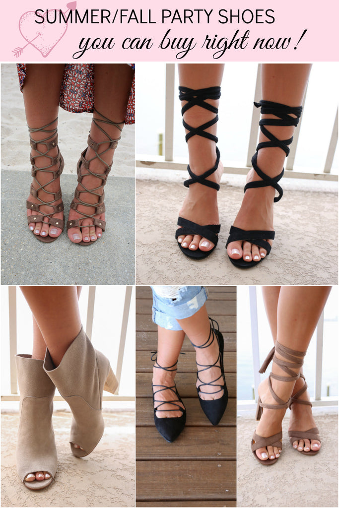 Summer/Fall Party Shoes You Can Buy Right Now!