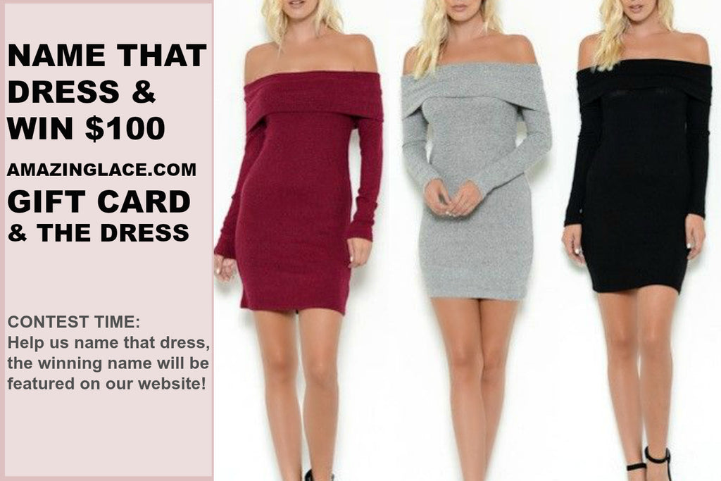 NAME THAT DRESS CONTEST & WIN $100 GIFT CARD PLUS THE DRESS