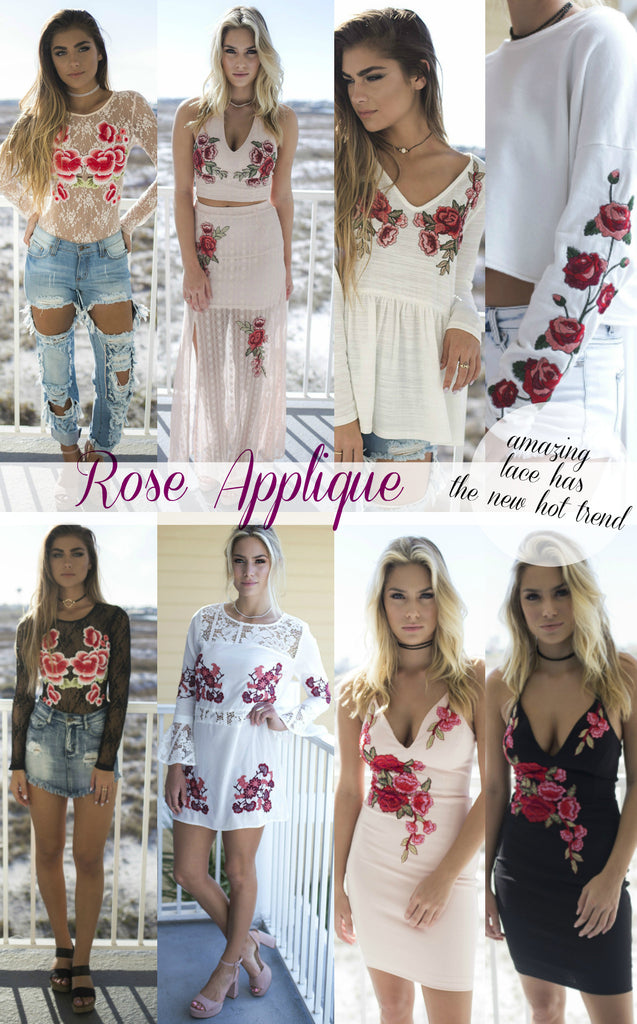 A New Hot Trend: Rose Applique