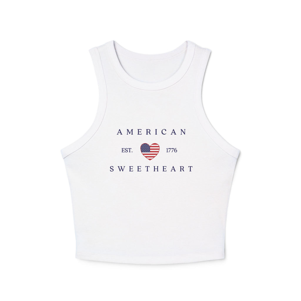 KARRY American sleeve tank ホワイト American sleeve tank - KARRY OFFICIAL ONLINE STORE