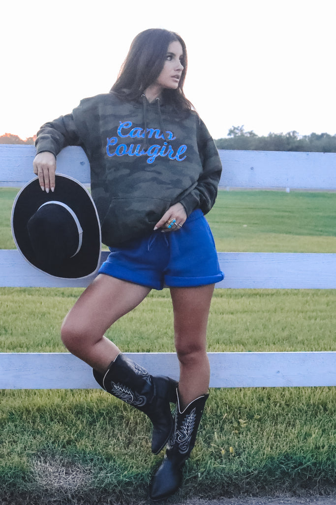 Camo Cowgirl pullover 