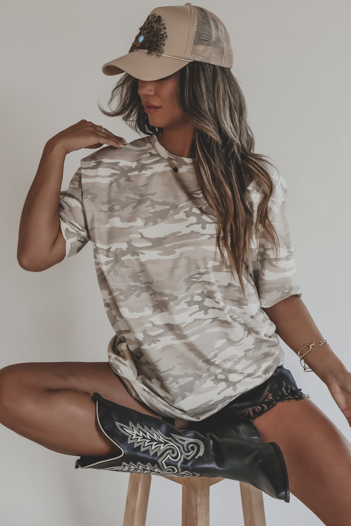 Camo lounge tee 