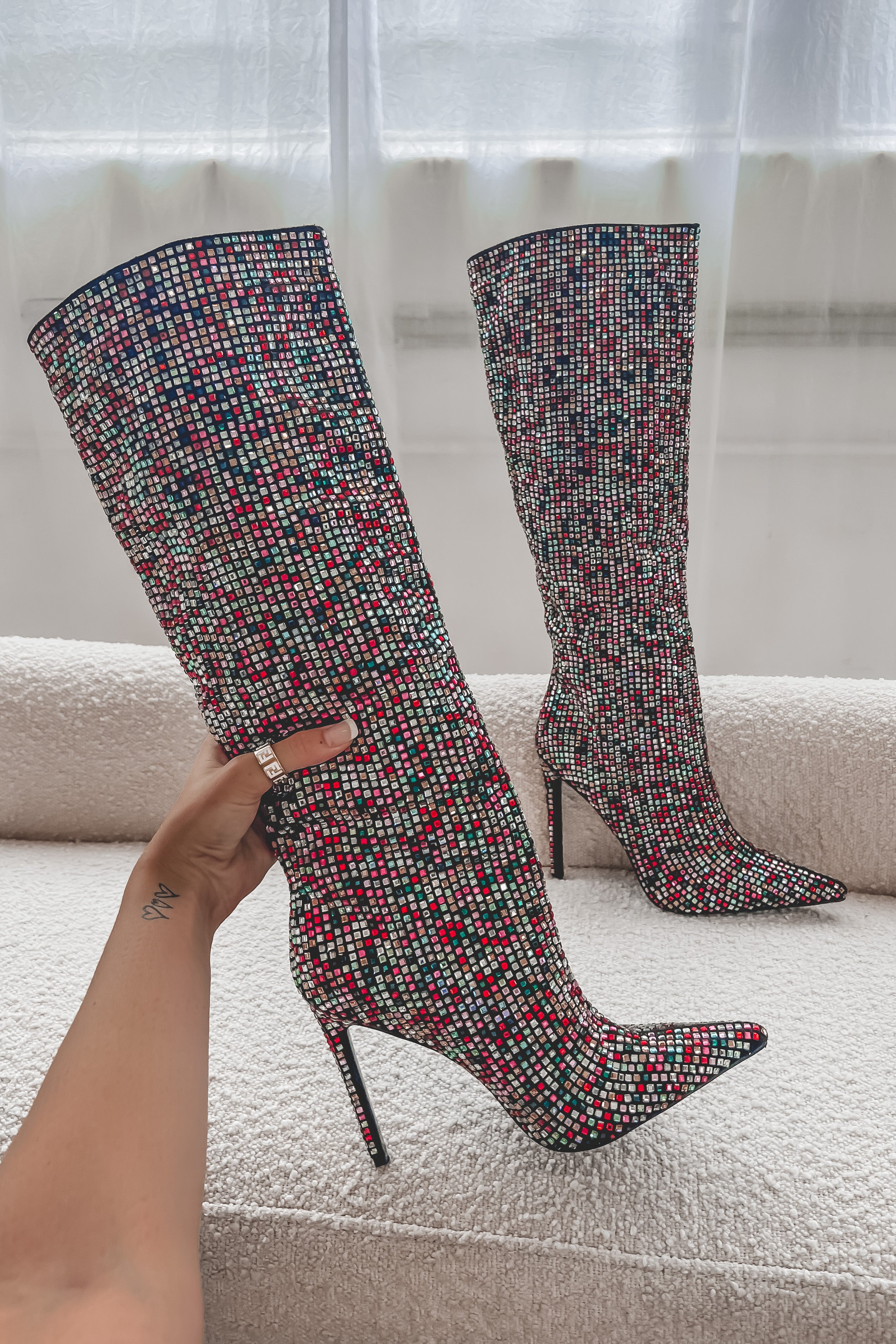 Women's humble hot sale studded booties