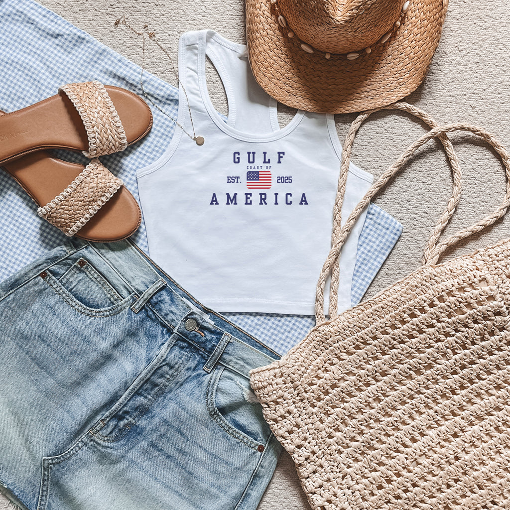 Gulf coast f America tank top