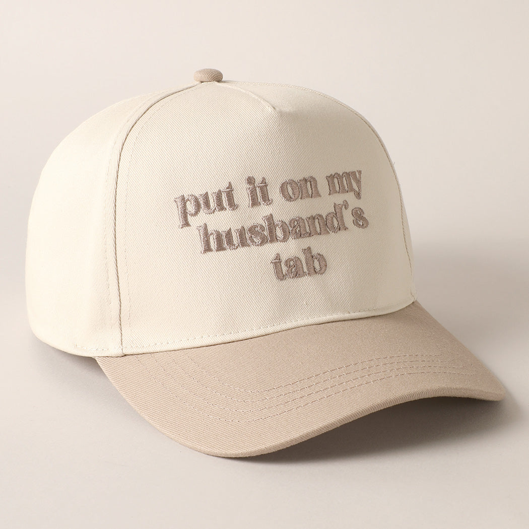 Put It on My Husbands Tab Trucker Hat – Amazing Lace display picture 3