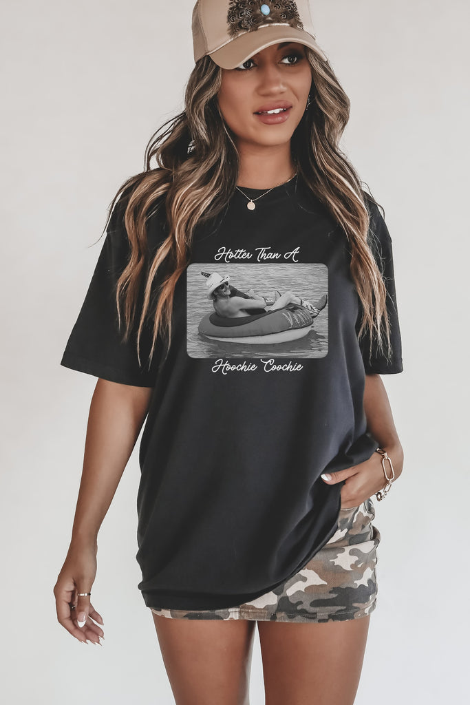Hotter than A hoochie Coochie comfort colors tee 
