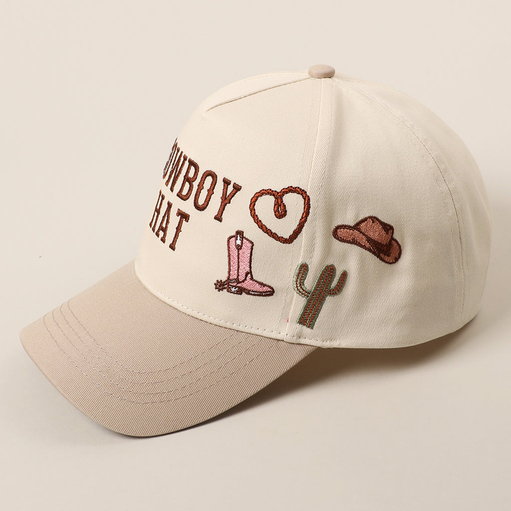 Cowgirl patch trucker hat 