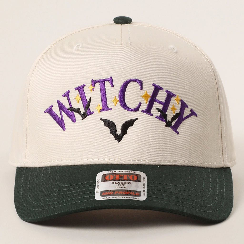 Witchy Halloween trucker hat 