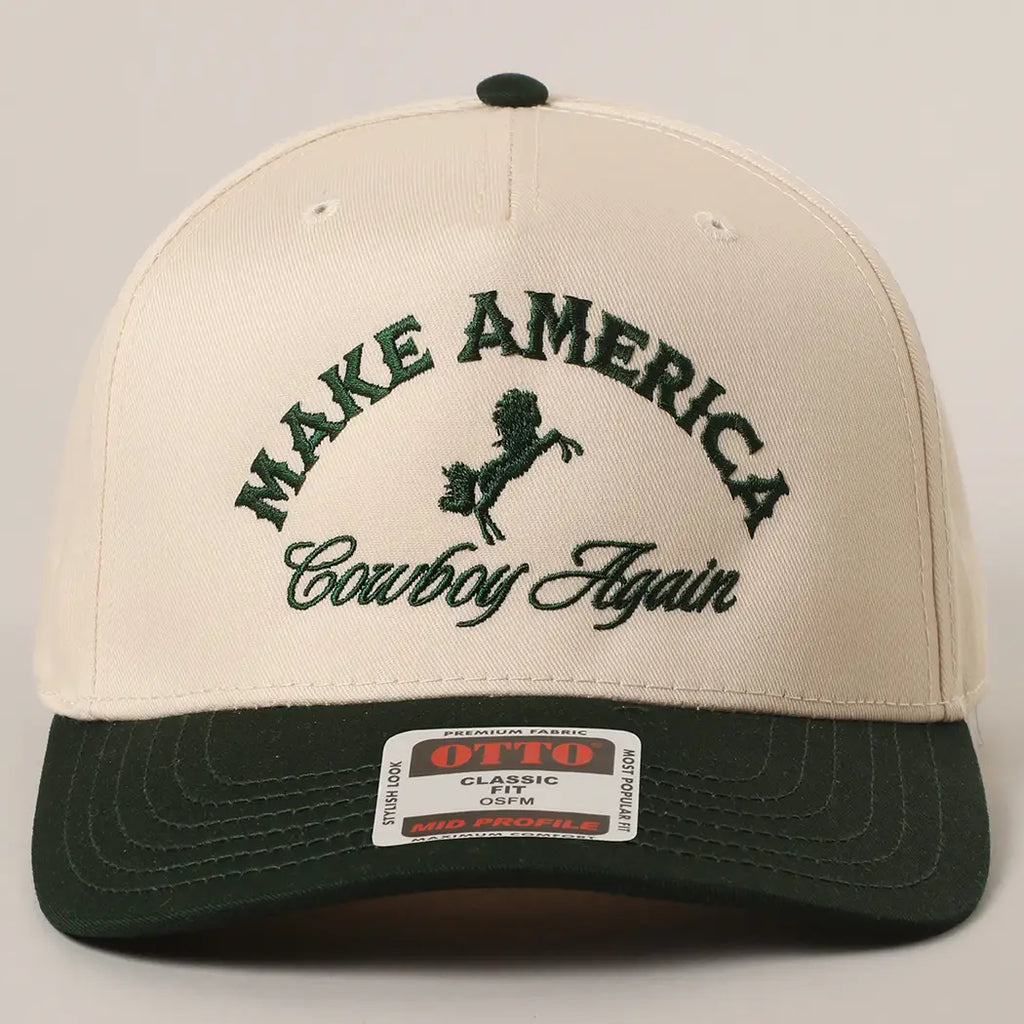 Make America Cowboy Again Trucker hat 