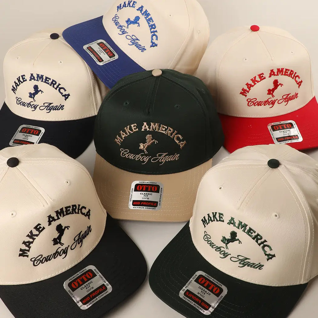 Make America Cowboy Again Country Girl Trucker Hat 