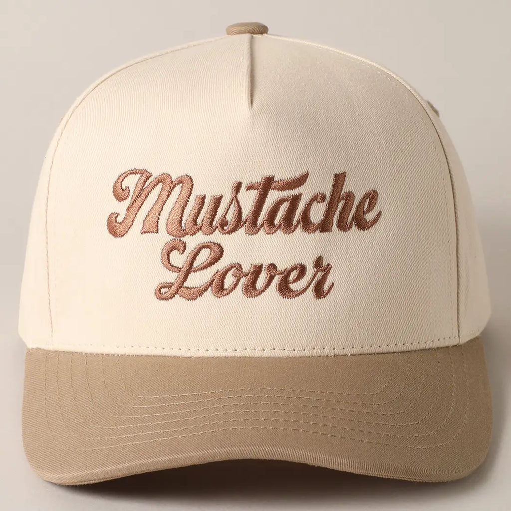 Funny Mustache Lover trucker hat 