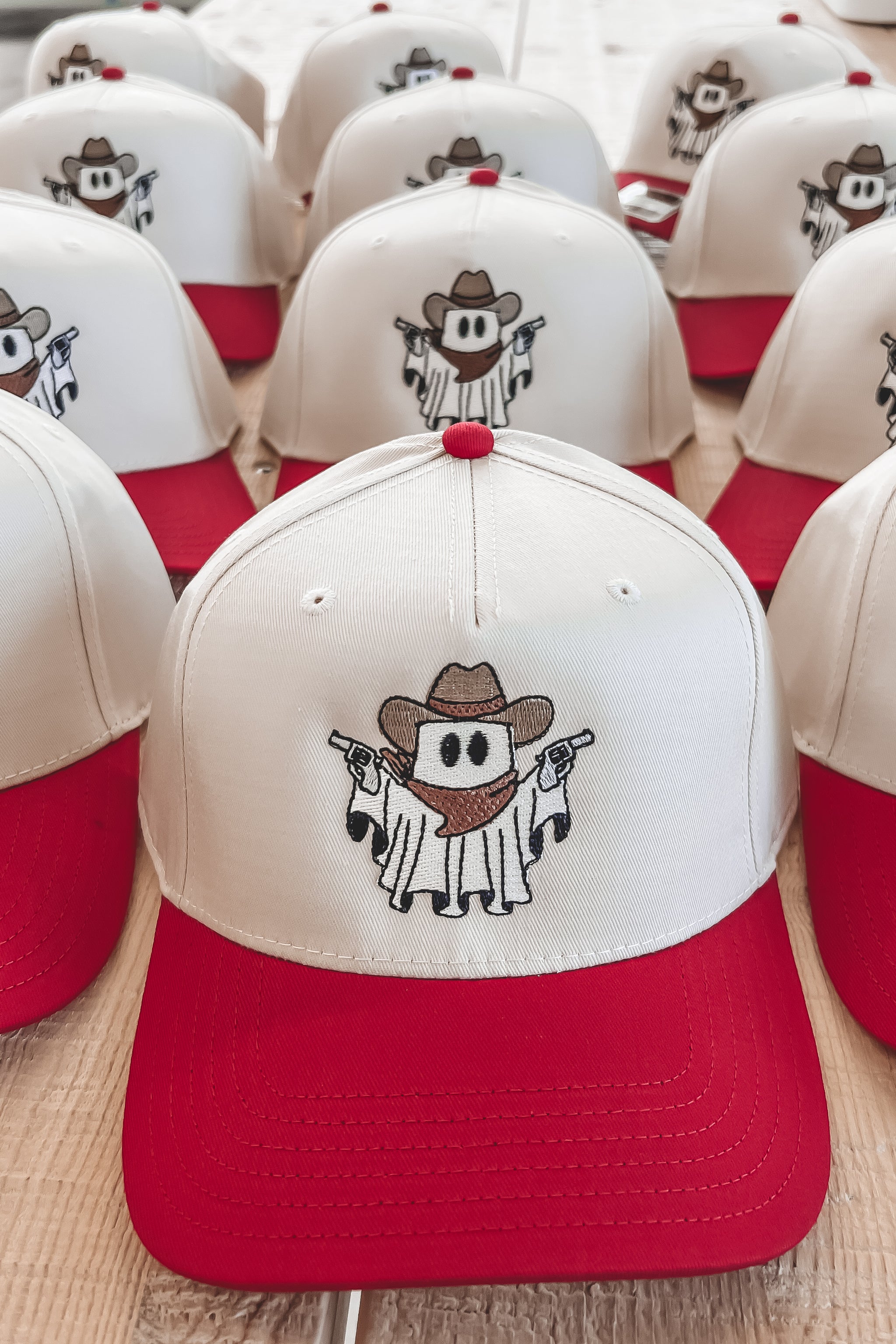 Cowboy Ghost Embroidered Western Trucker Hat – Amazing Lace