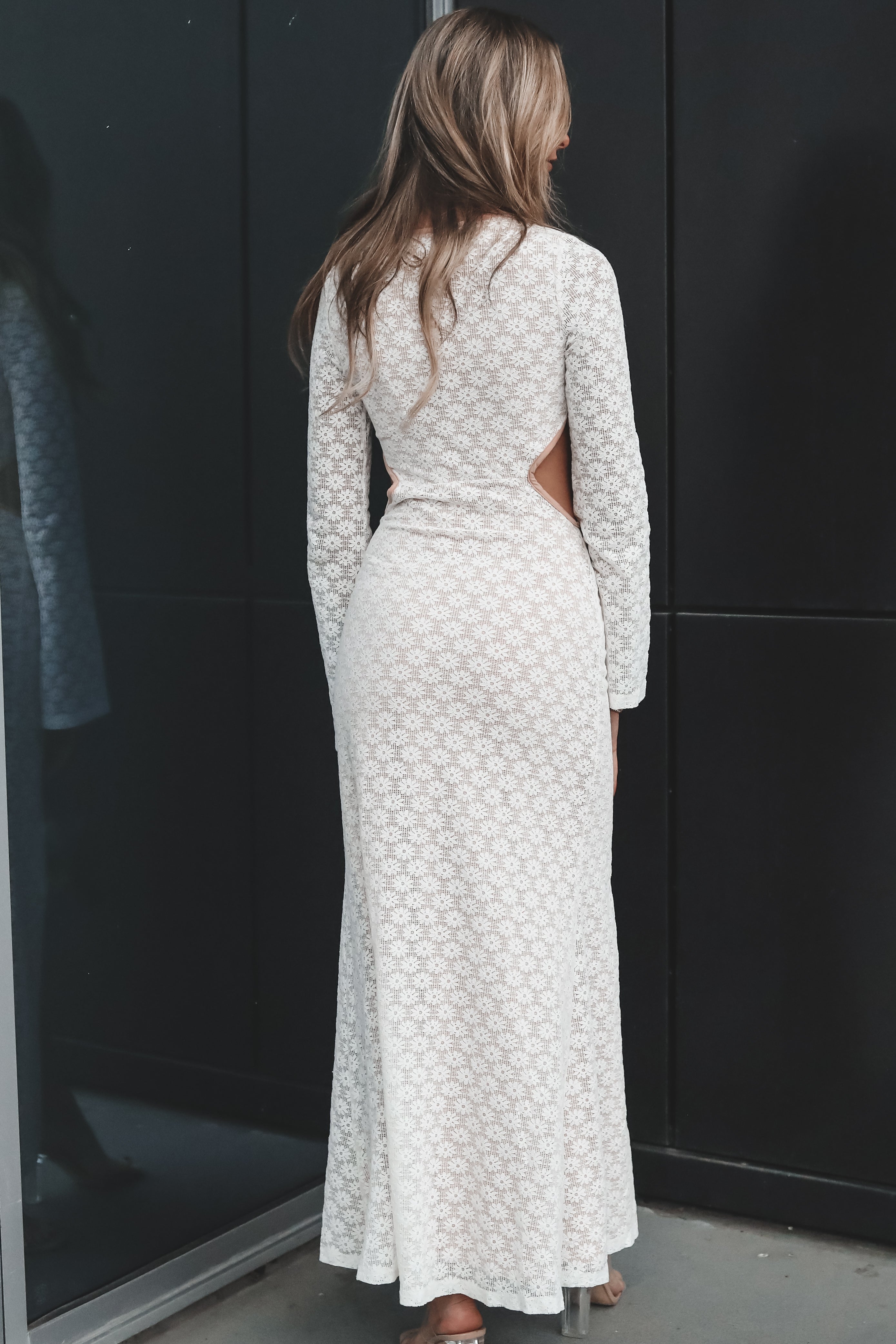 Luxury Calling White Lace Flare Sleeve Maxi Dress – Amazing Lace