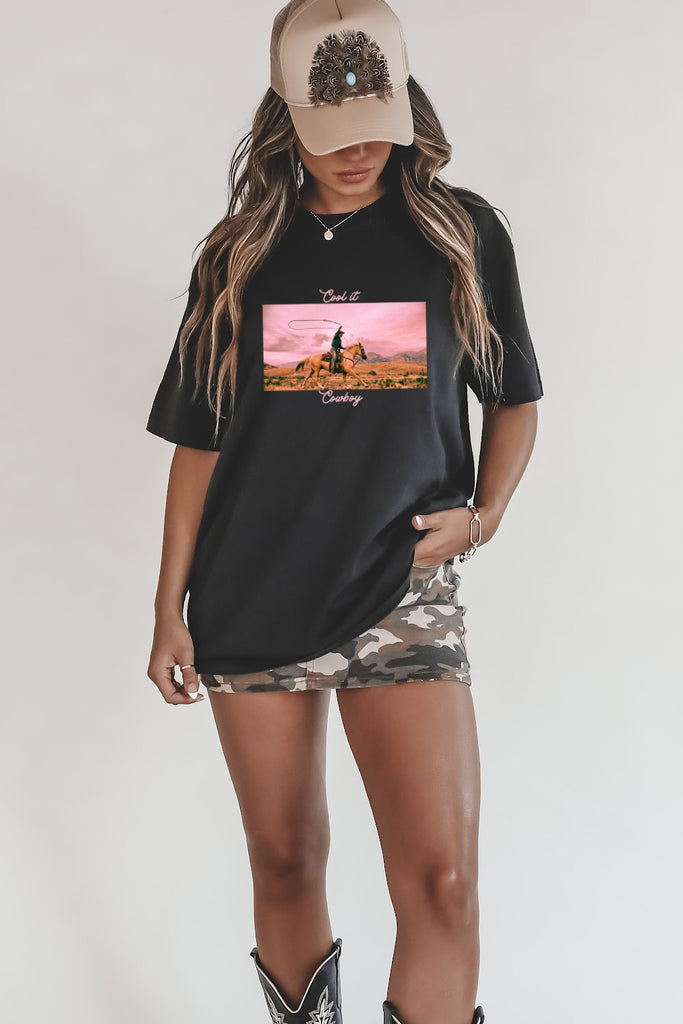 Cool it cowboy t-shirt 
