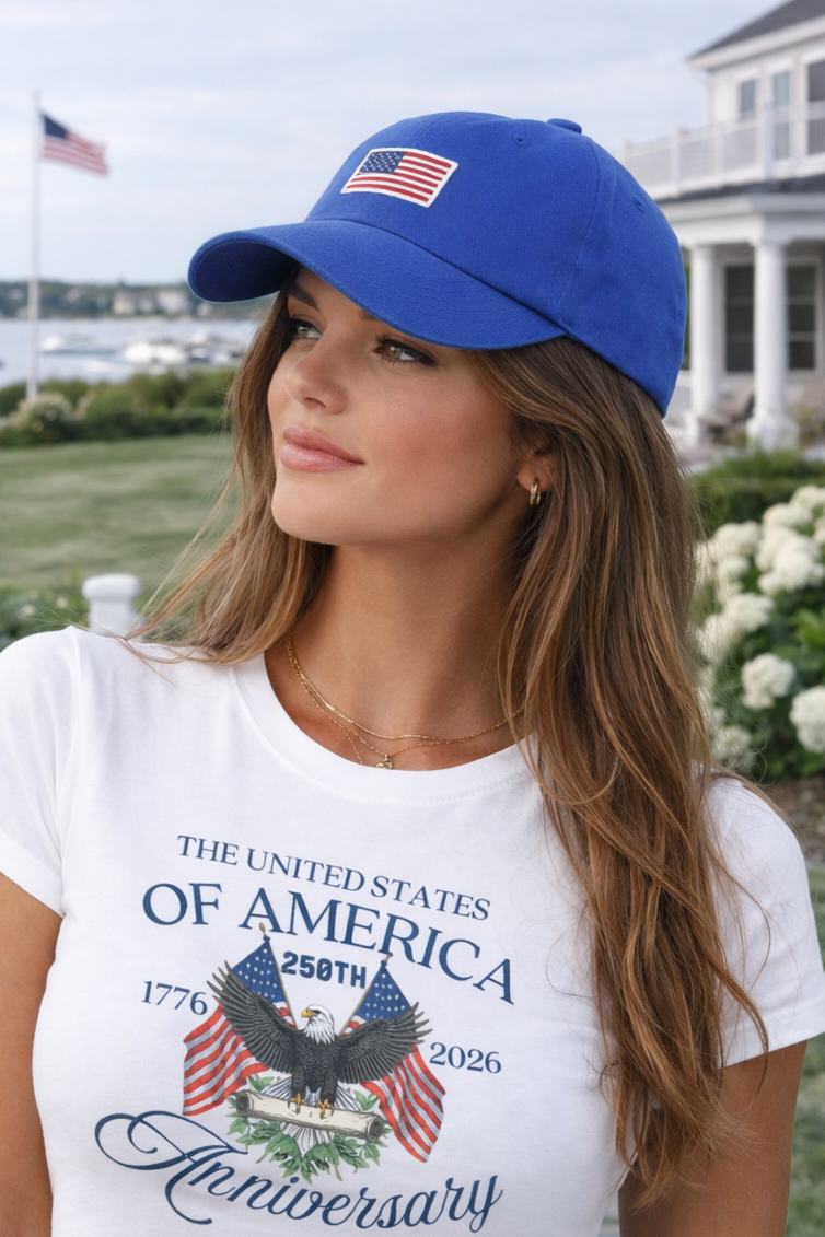 The United States 250th Baby Tee – Amazing Lace