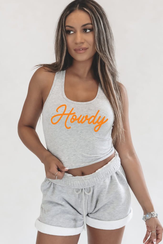 Cute university of Tennessee Vols college game day tank top 