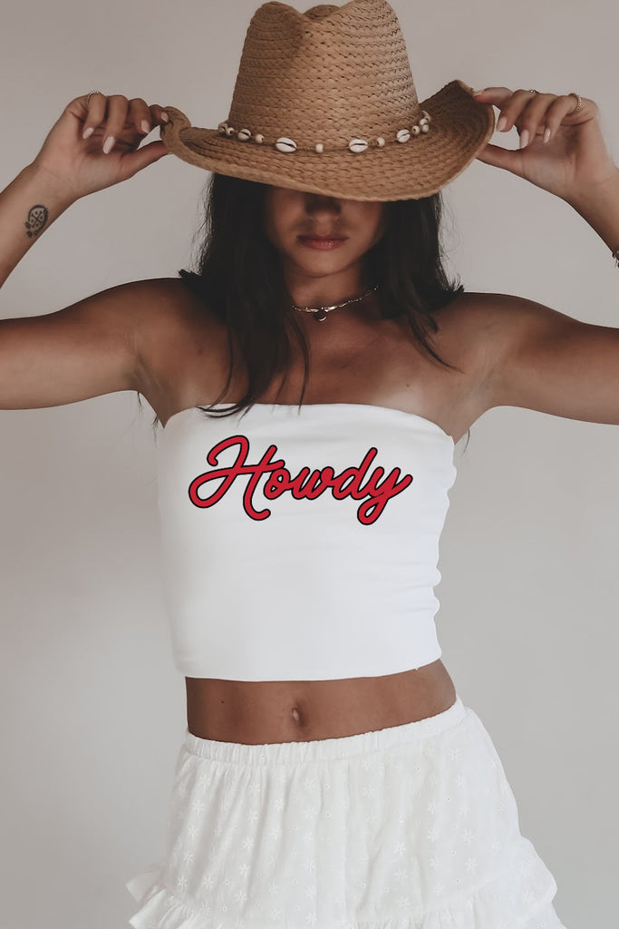 University of Georgia bulldogs strapless tube top 