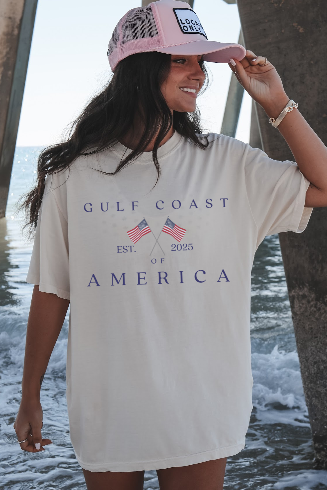 Gulf Coast Of America T-Shirt Florida Beach Vacay Unisex Comfort