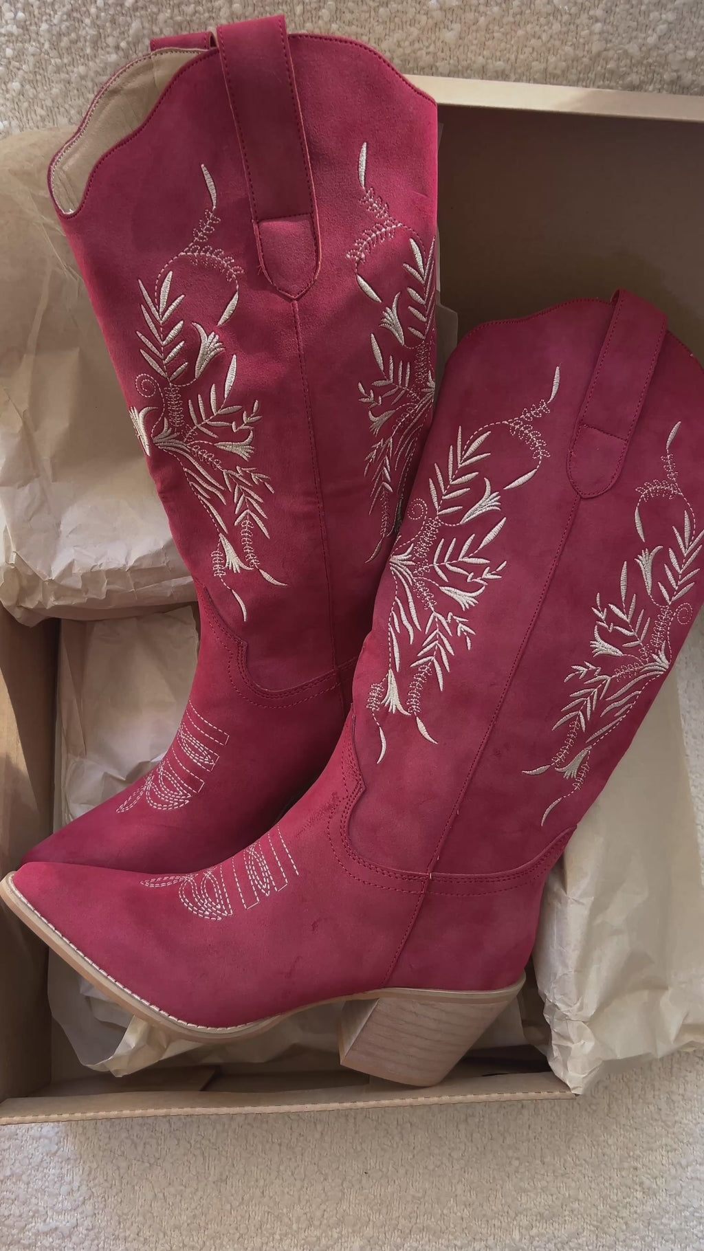 red_cowgirl_boots_tall_suede_embroidered_red_cowboy_boots_nashville_texas_austin_houston_dallas_boots