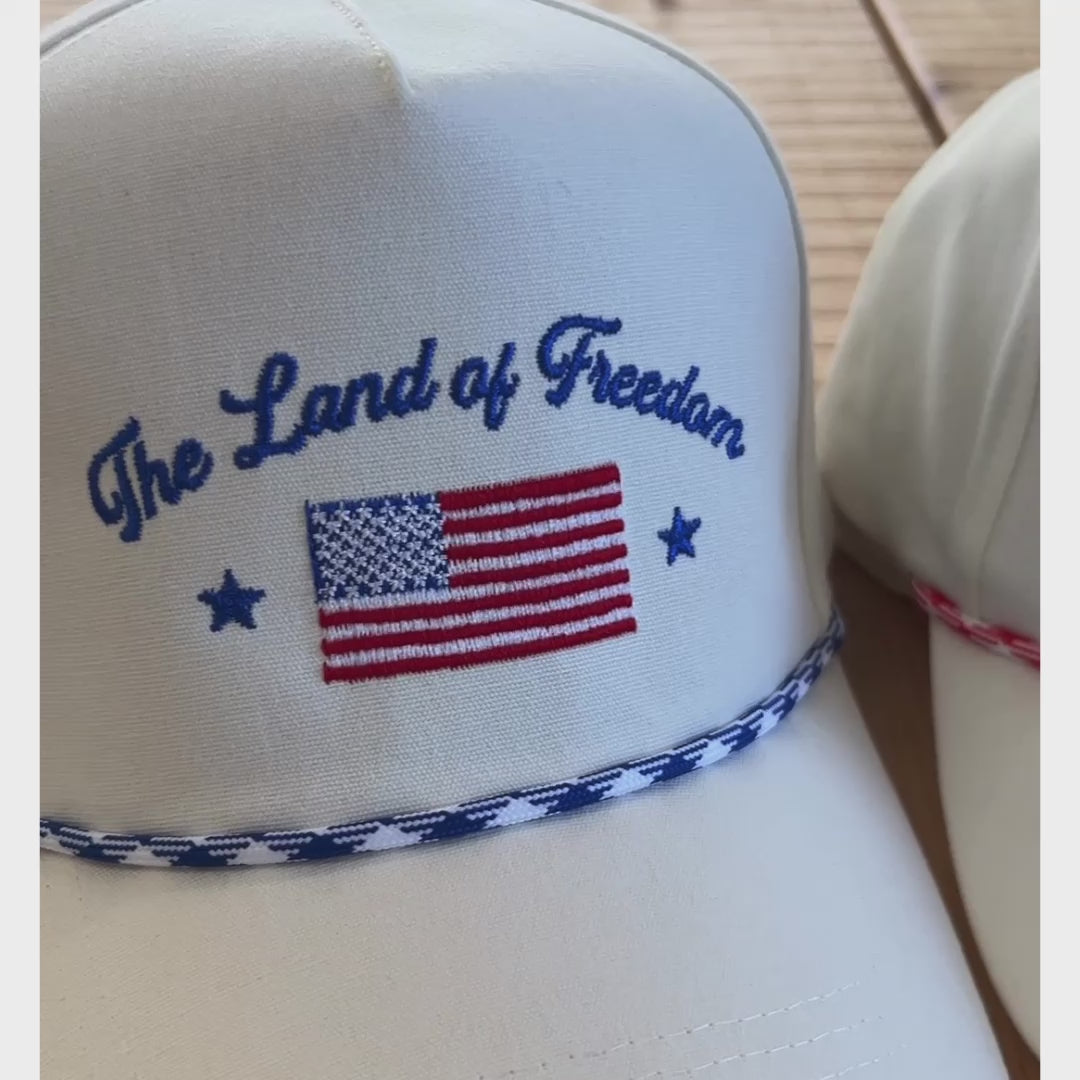American Flag Dad Hat - 100% Cotton Denim, Embroidered USA, Low Profile, Adjustable Strap, Dark Blue