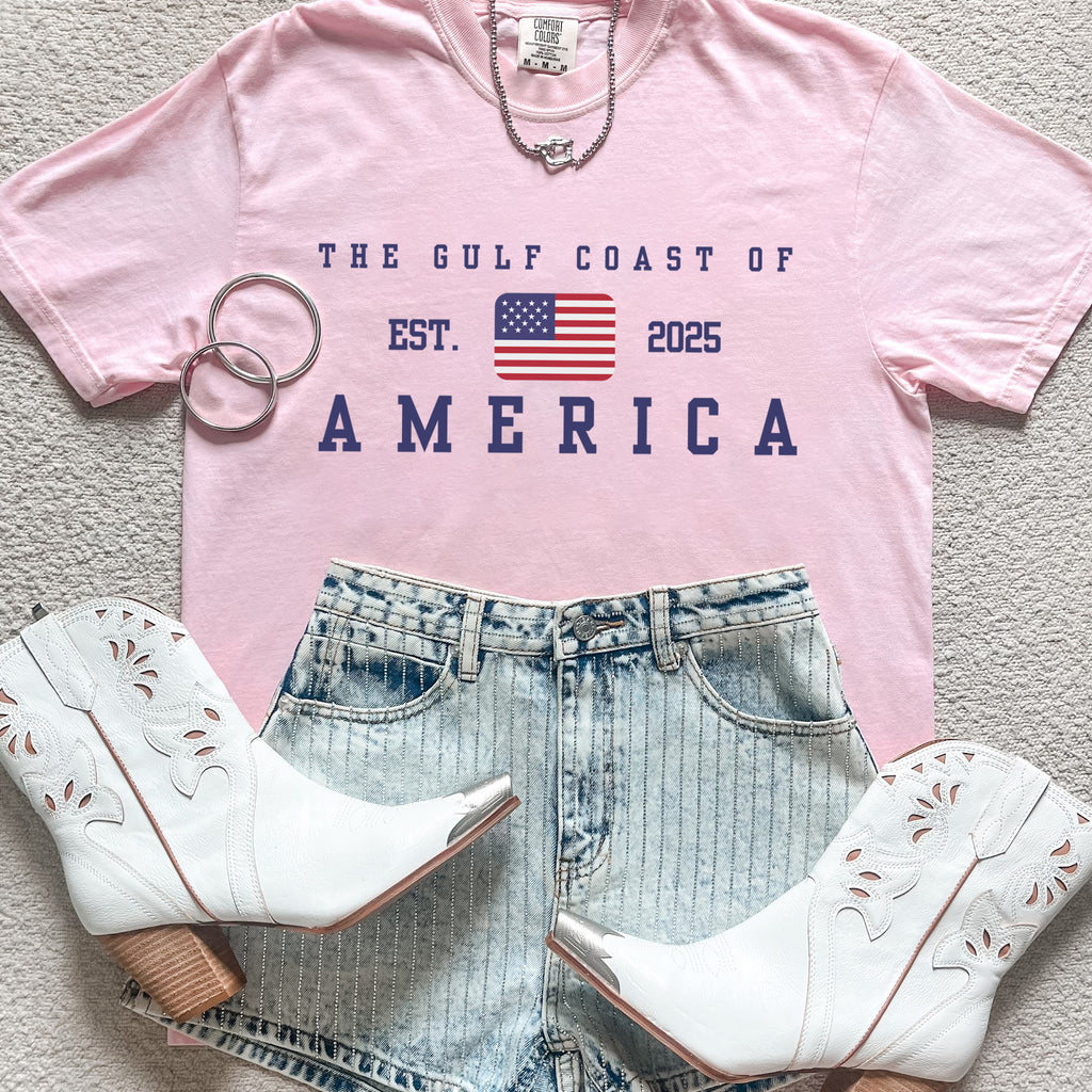 the gulf coast of america shirt tee comfort colors shirt tee gulf of america usa flag shirt tee