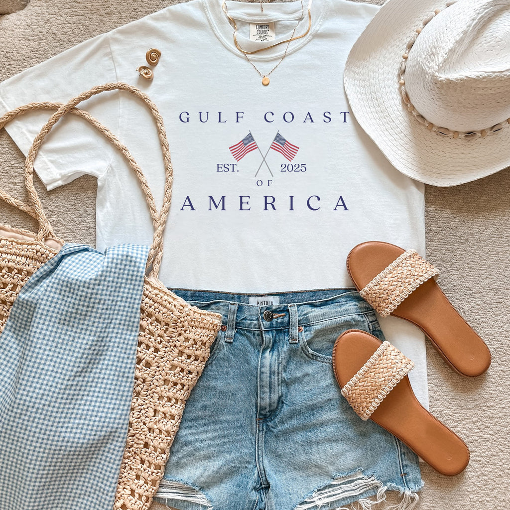 gulf coast of america shirt comfort colors tee