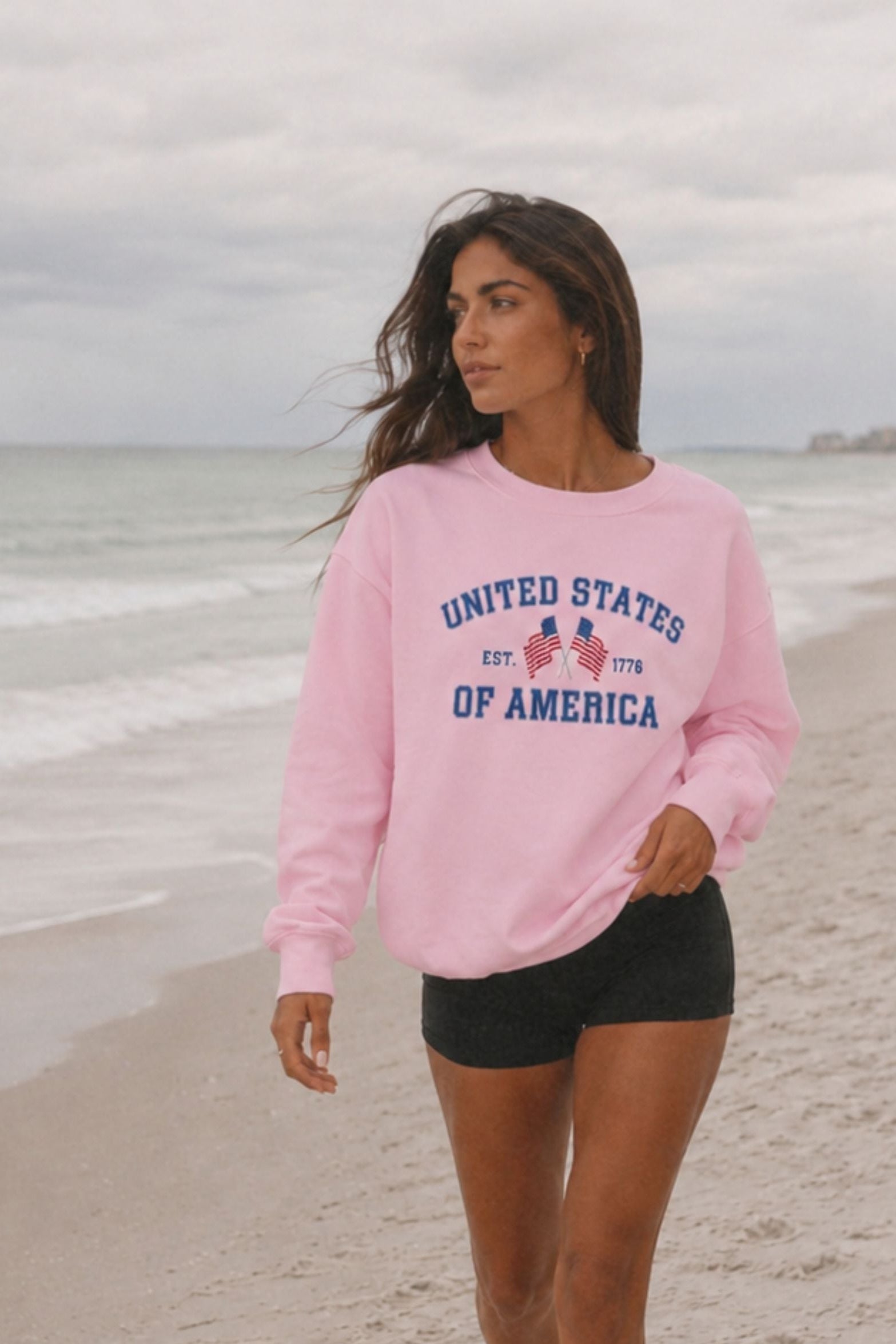 United States of America Vintage Americana Sweatshirt – Amazing Lace
